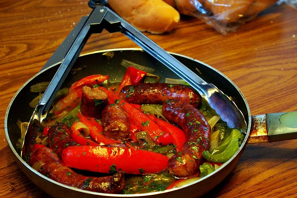 Sausage and Peppers recipe