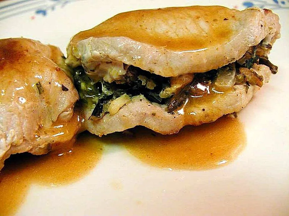 Stuffed Pork Chops recipe