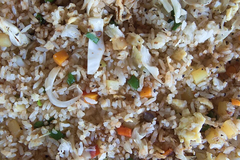 Easy Vegetable Stir Fry with Rice recipe